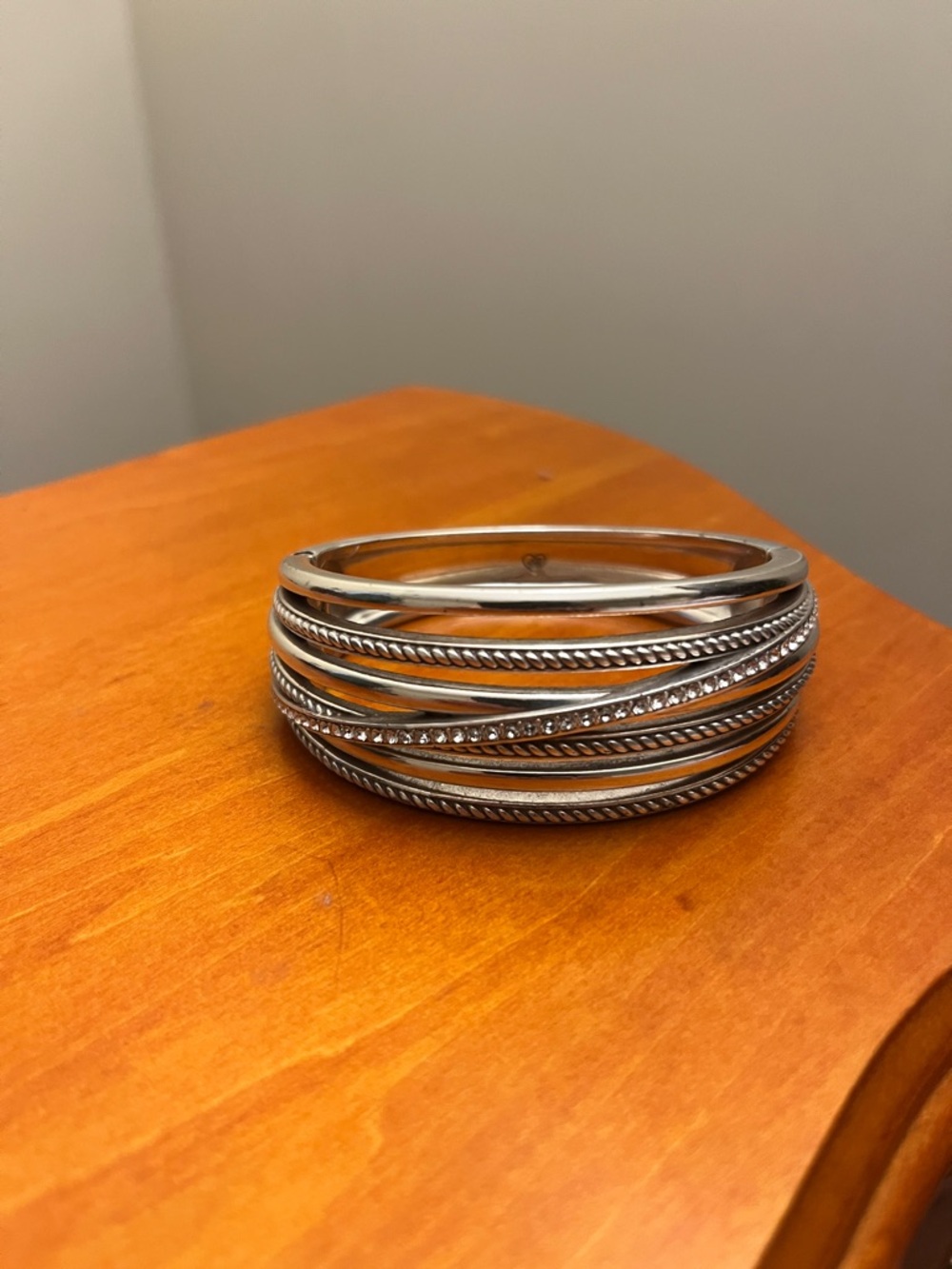 Brighton Neptunes Rings Hinged
Wide Cuff Bracelet